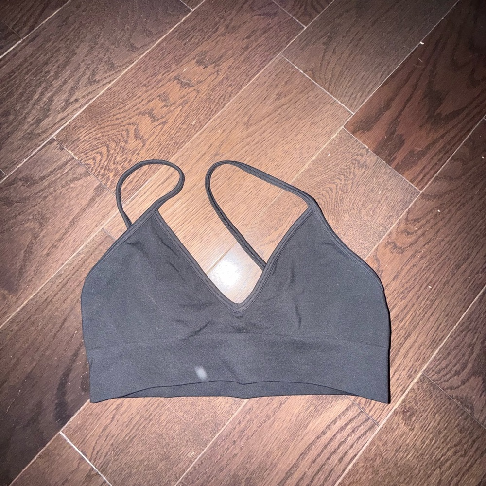 SKIMS Charcoal Sports Bra